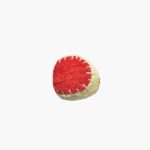 Pawmeal Loofah Baseball Toy Red
