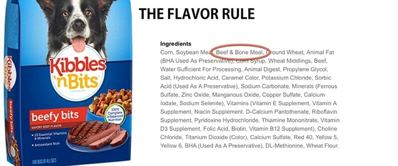 Pet Food Label Flavour Rule