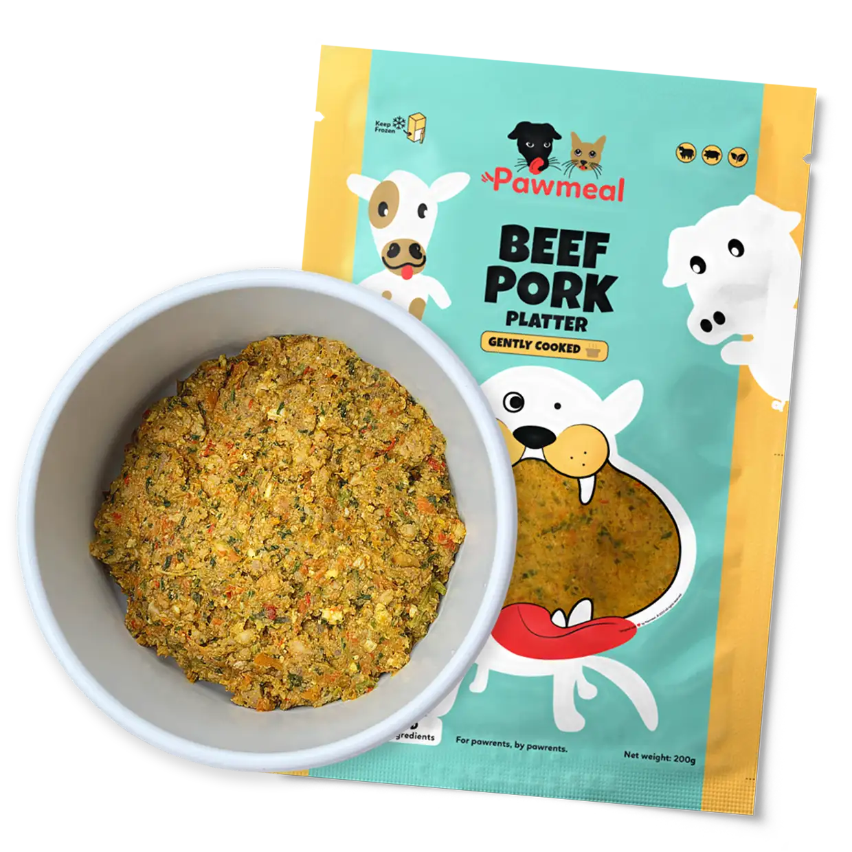 Pawmeal Beef Pork Platter for Picky Dogs